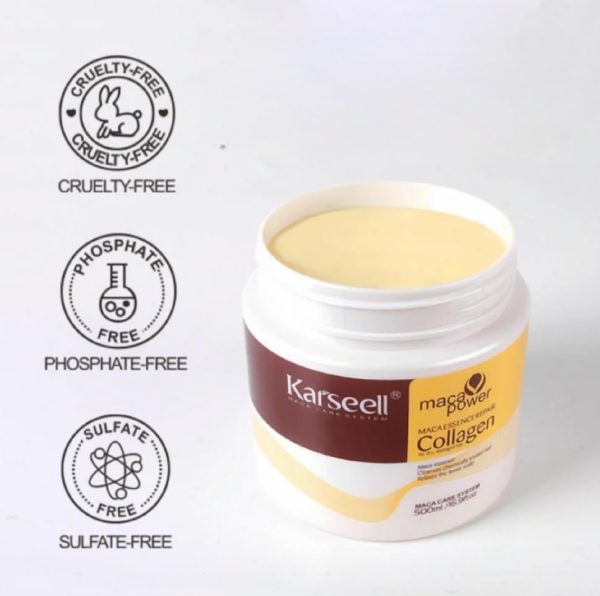 Karseell Maca Power Collagen Deep Repair Hair Mask for Dry Damaged Hair 500ml